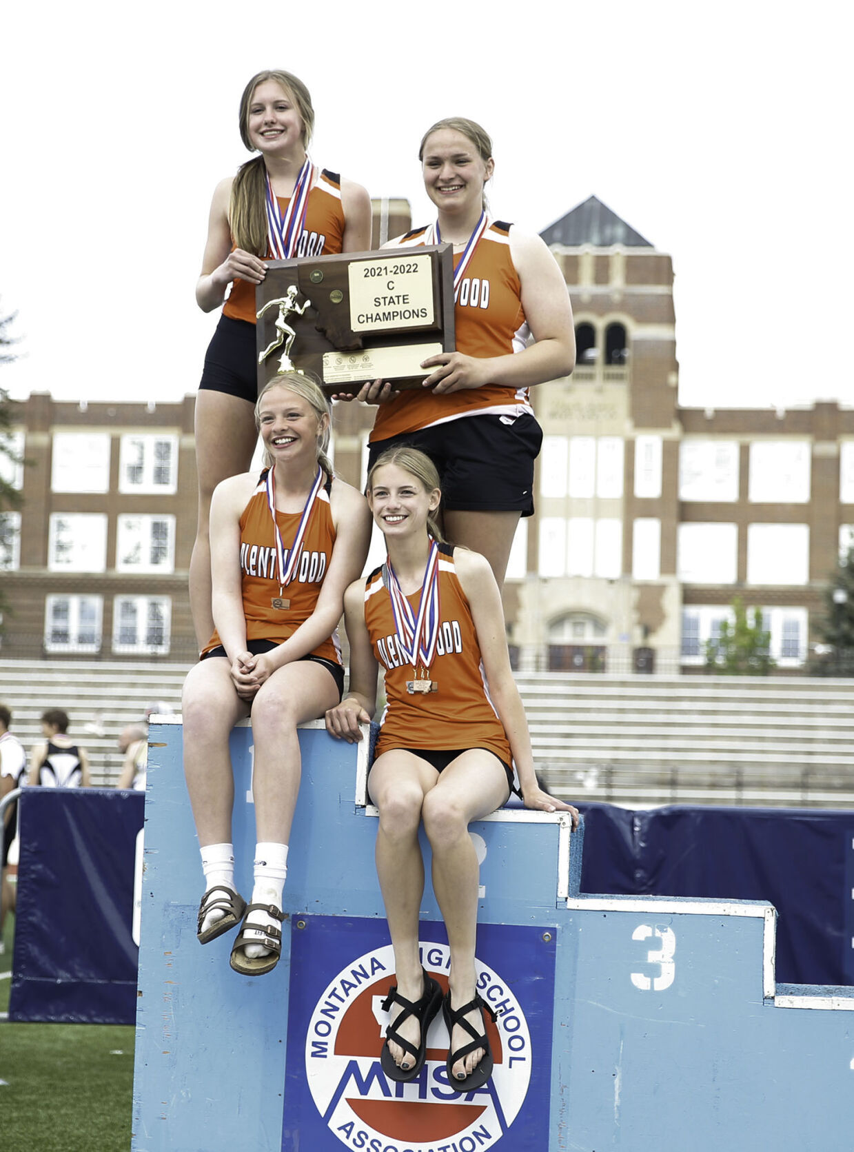 Class C girls team state champion